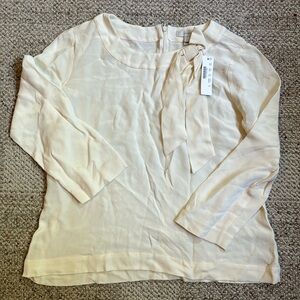 NWT jcrew blouse with bow